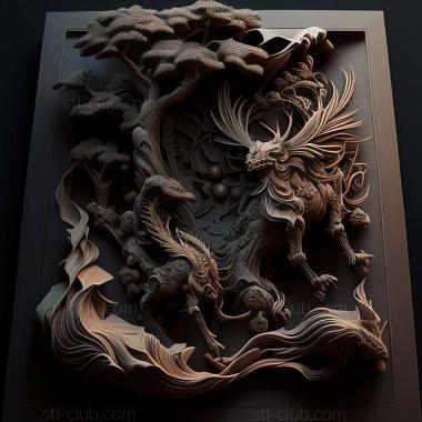 3D model chinese ink (STL)